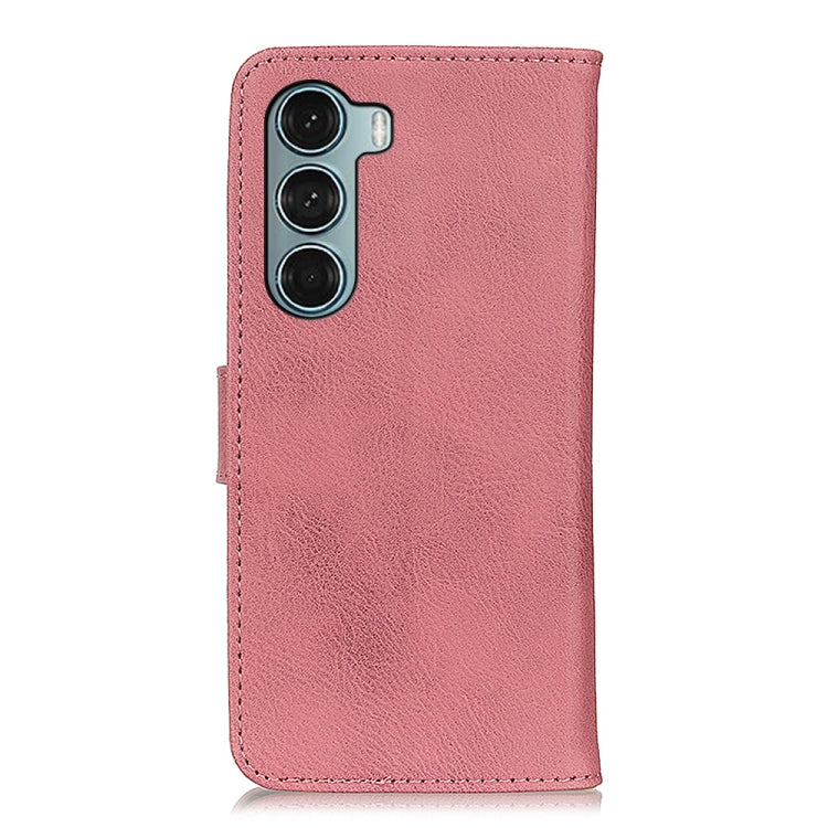 For Motorola Moto G200 5G/Edge S30 5G KHAZNEH Cowhide Texture Horizontal Flip Leather Phone Case