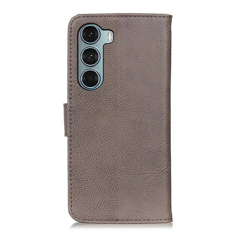 For Motorola Moto G200 5G/Edge S30 5G KHAZNEH Cowhide Texture Horizontal Flip Leather Phone Case