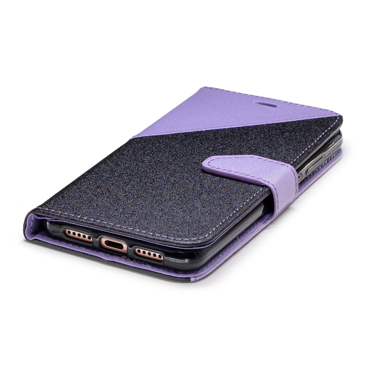 For Huawei P20 Matching Color Frosted Texture Horizontal Flip PU Leather Case with Holder & Card Slots & Lanyard