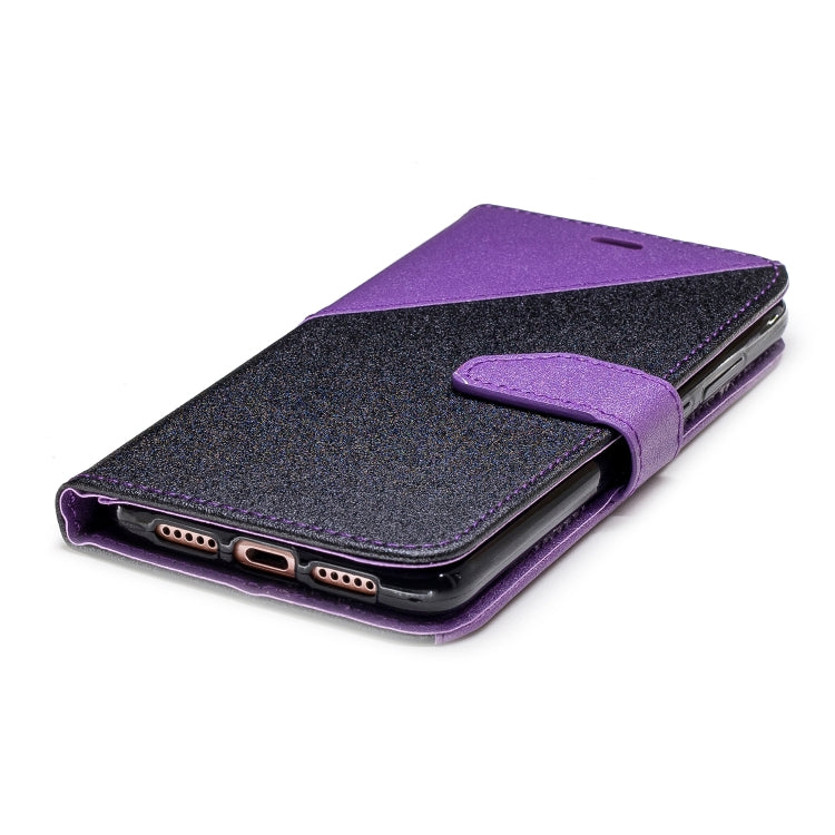 For Huawei P20 Matching Color Frosted Texture Horizontal Flip PU Leather Case with Holder & Card Slots & Lanyard