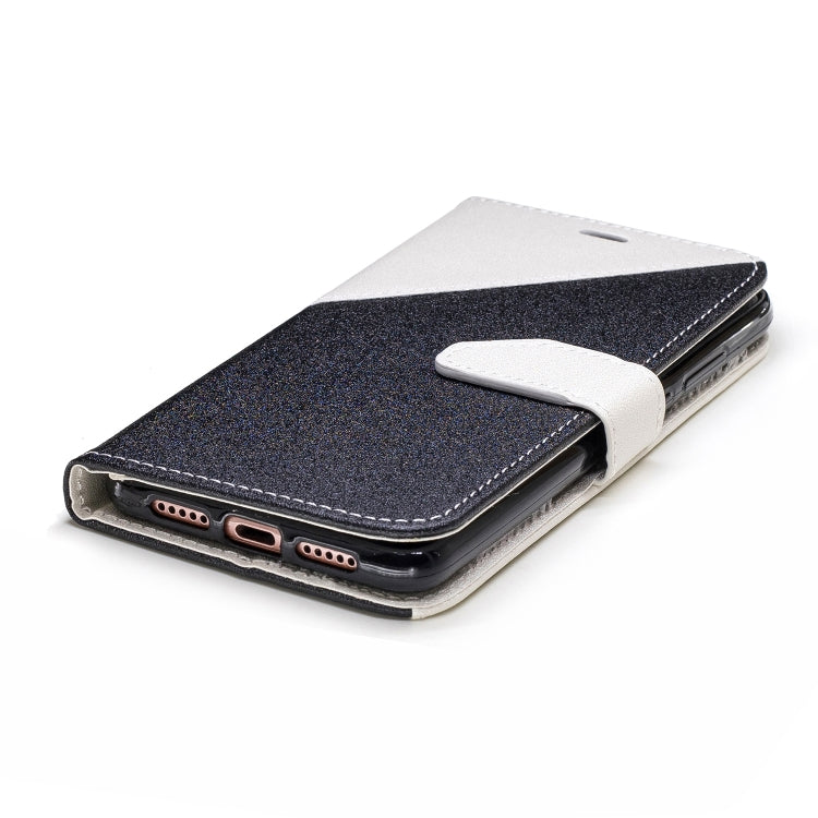 For Huawei P20 Matching Color Frosted Texture Horizontal Flip PU Leather Case with Holder & Card Slots & Lanyard