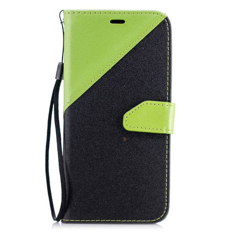 For Huawei P20 Matching Color Frosted Texture Horizontal Flip PU Leather Case with Holder & Card Slots & Lanyard