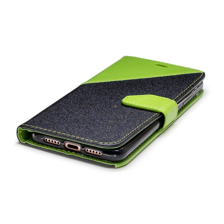 For Huawei P20 Matching Color Frosted Texture Horizontal Flip PU Leather Case with Holder & Card Slots & Lanyard