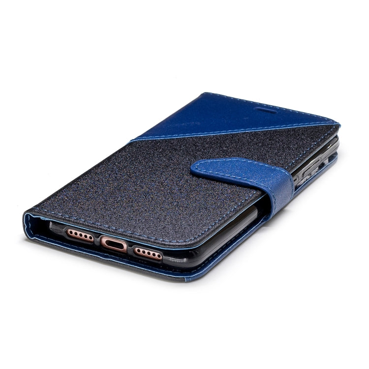 For Huawei P20 Matching Color Frosted Texture Horizontal Flip PU Leather Case with Holder & Card Slots & Lanyard