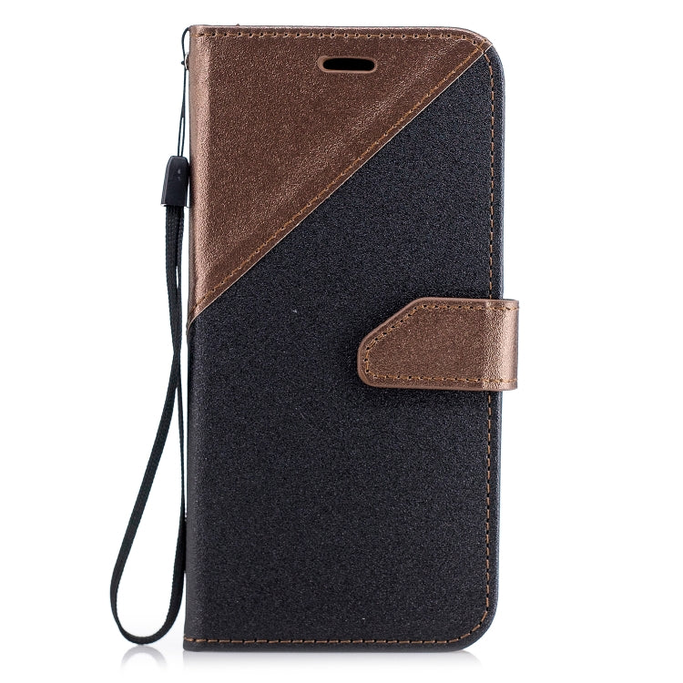 For Huawei P20 Lite Matching Color Frosted Texture Horizontal Flip PU Leather Case with Holder & Card Slots & Lanyard