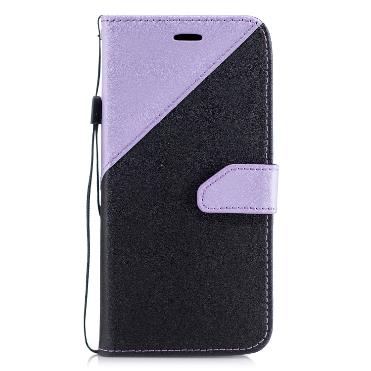 For Huawei P20 Lite Matching Color Frosted Texture Horizontal Flip PU Leather Case with Holder & Card Slots & Lanyard