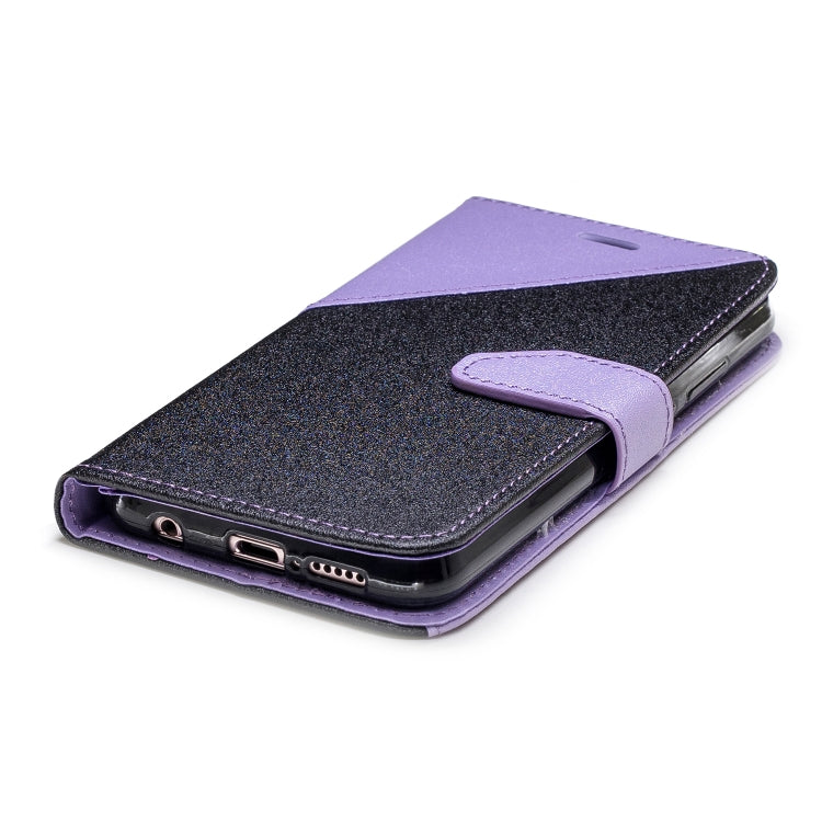 For Huawei P20 Lite Matching Color Frosted Texture Horizontal Flip PU Leather Case with Holder & Card Slots & Lanyard