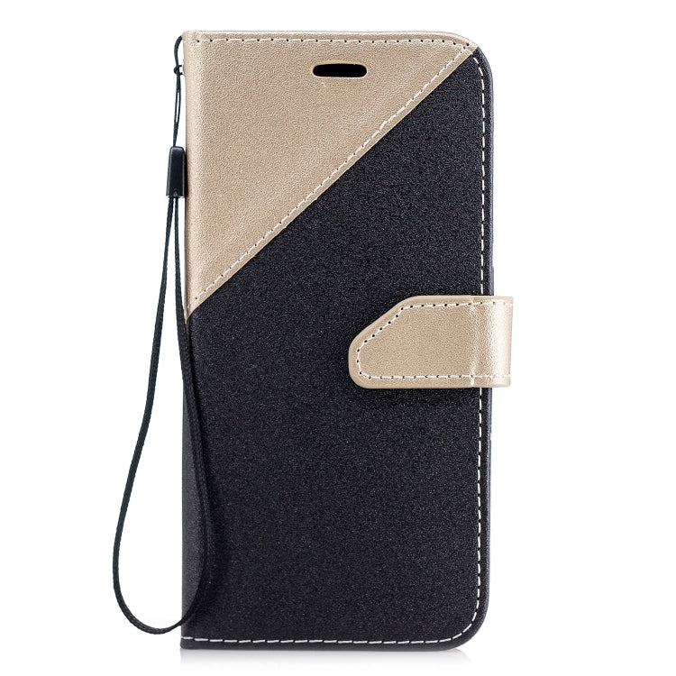 For Huawei P20 Lite Matching Color Frosted Texture Horizontal Flip PU Leather Case with Holder & Card Slots & Lanyard