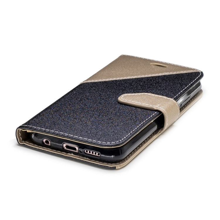 For Huawei P20 Lite Matching Color Frosted Texture Horizontal Flip PU Leather Case with Holder & Card Slots & Lanyard