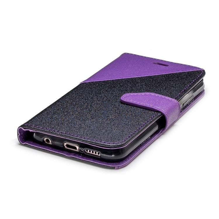 For Huawei P20 Lite Matching Color Frosted Texture Horizontal Flip PU Leather Case with Holder & Card Slots & Lanyard