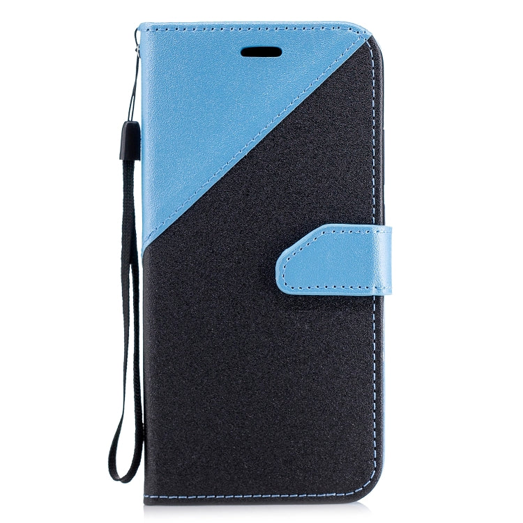 For Huawei P20 Lite Matching Color Frosted Texture Horizontal Flip PU Leather Case with Holder & Card Slots & Lanyard