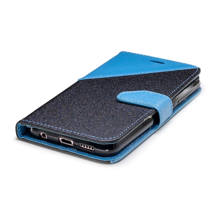 For Huawei P20 Lite Matching Color Frosted Texture Horizontal Flip PU Leather Case with Holder & Card Slots & Lanyard