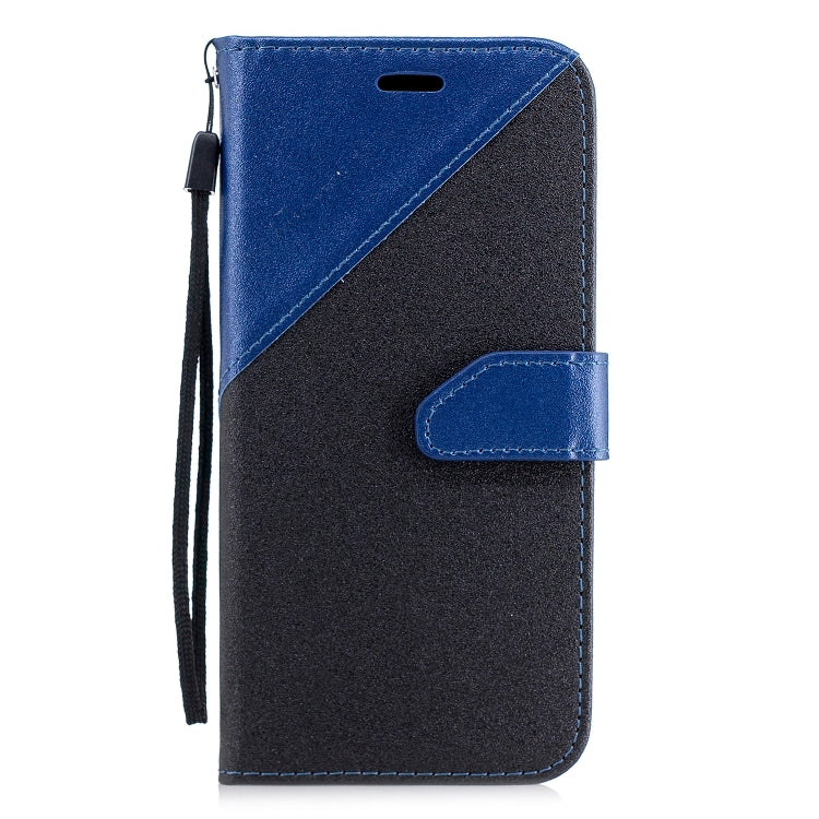 For Huawei P20 Lite Matching Color Frosted Texture Horizontal Flip PU Leather Case with Holder & Card Slots & Lanyard