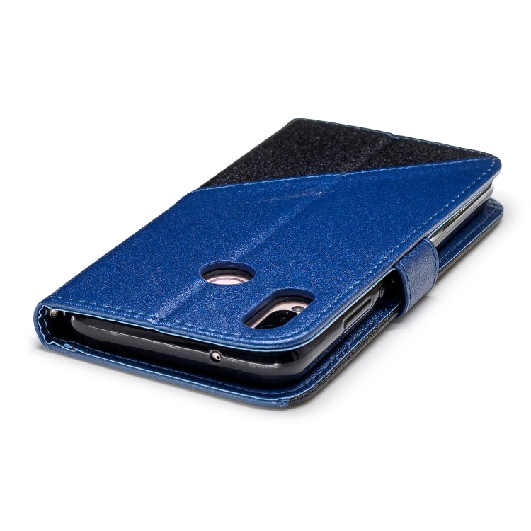 For Huawei P20 Lite Matching Color Frosted Texture Horizontal Flip PU Leather Case with Holder & Card Slots & Lanyard