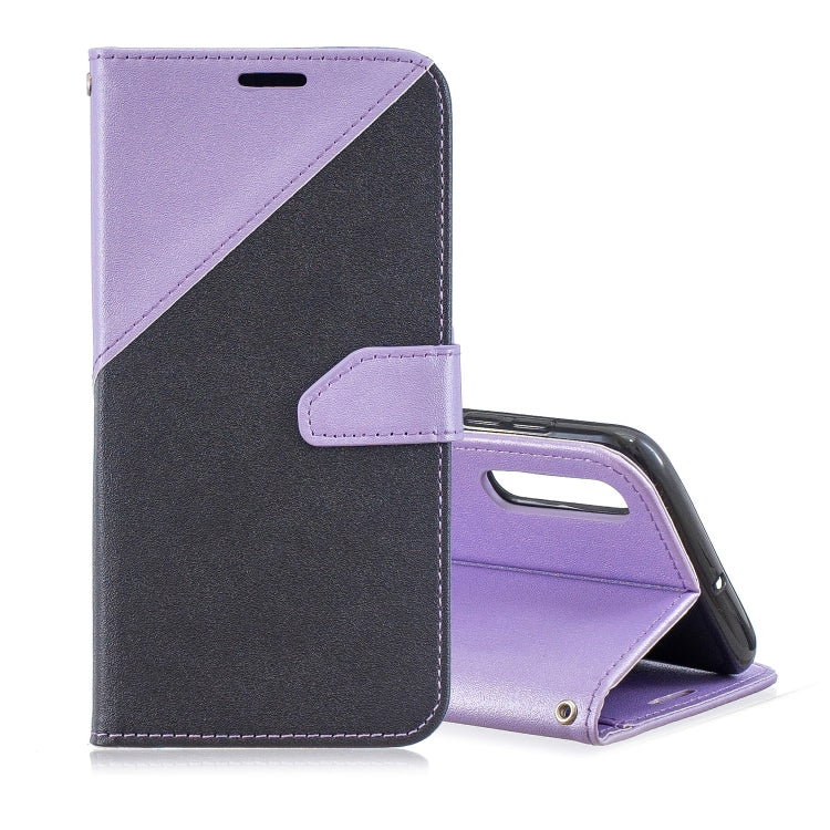 For Huawei P30 Matching Color Frosted Texture Horizontal Flip PU Leather Case with Holder & Card Slots & Lanyard