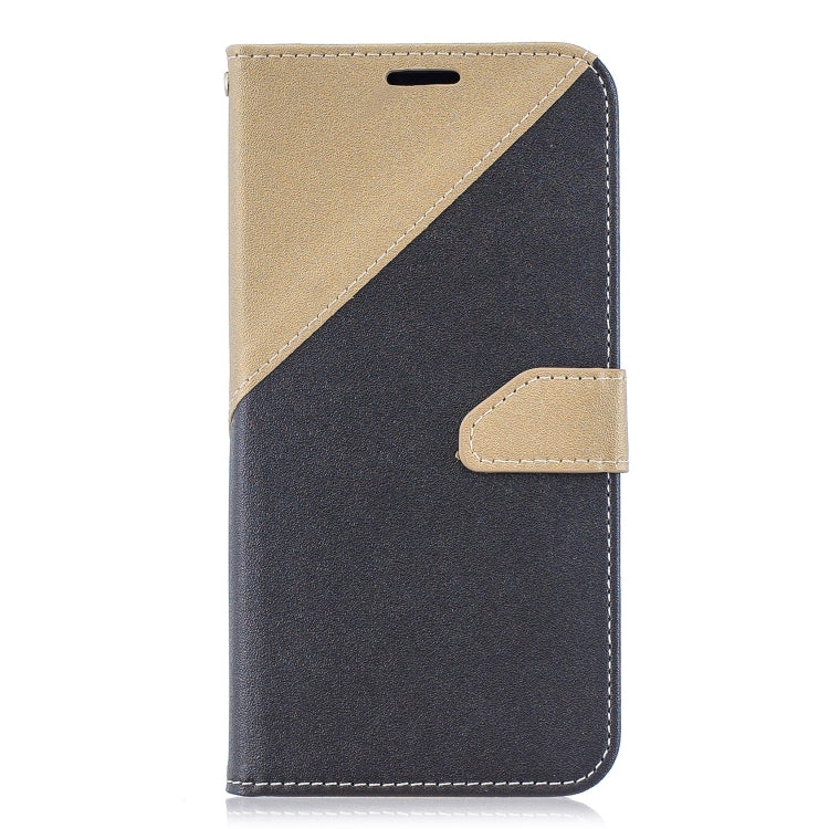 For Huawei P30 Matching Color Frosted Texture Horizontal Flip PU Leather Case with Holder & Card Slots & Lanyard