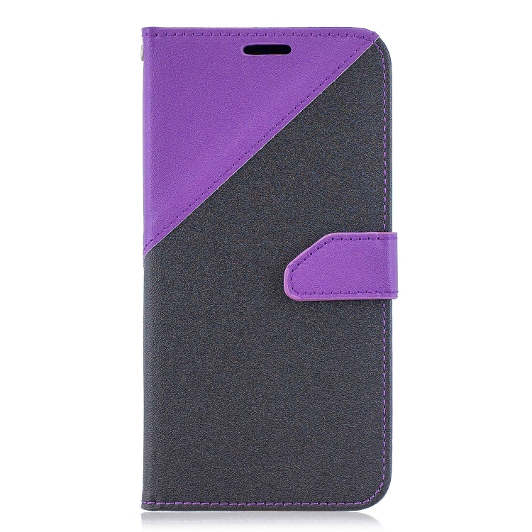 For Huawei P30 Matching Color Frosted Texture Horizontal Flip PU Leather Case with Holder & Card Slots & Lanyard
