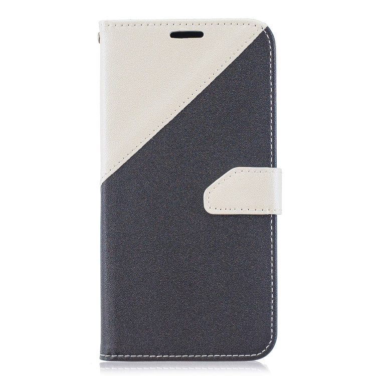 For Huawei P30 Matching Color Frosted Texture Horizontal Flip PU Leather Case with Holder & Card Slots & Lanyard