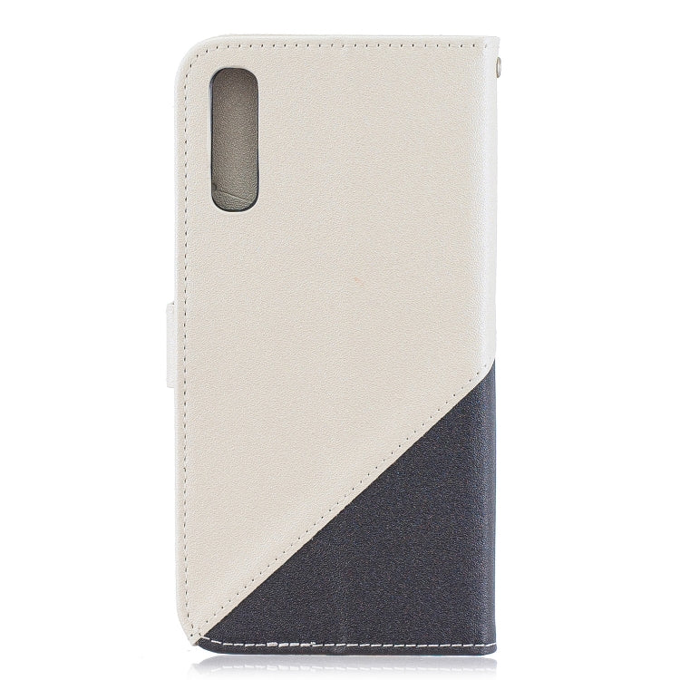 For Huawei P30 Matching Color Frosted Texture Horizontal Flip PU Leather Case with Holder & Card Slots & Lanyard
