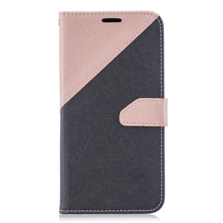 For Huawei P30 Matching Color Frosted Texture Horizontal Flip PU Leather Case with Holder & Card Slots & Lanyard