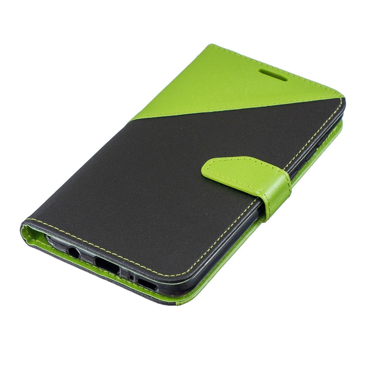For Huawei P30 Matching Color Frosted Texture Horizontal Flip PU Leather Case with Holder & Card Slots & Lanyard
