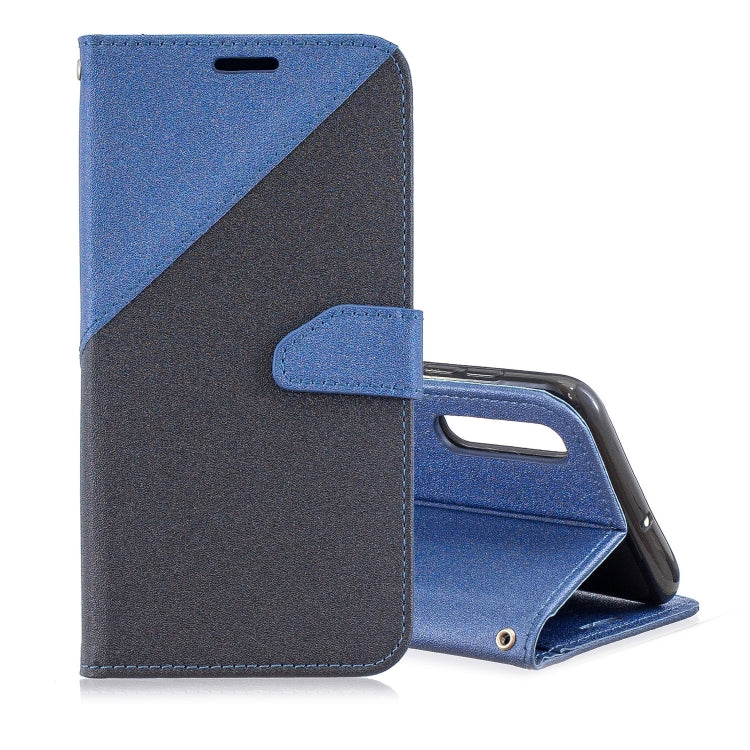 For Huawei P30 Matching Color Frosted Texture Horizontal Flip PU Leather Case with Holder & Card Slots & Lanyard