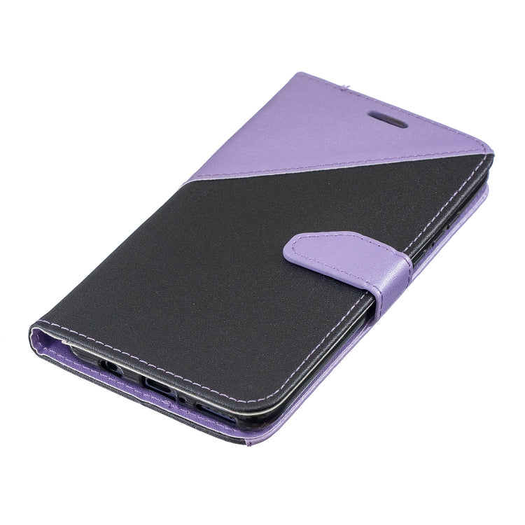 For Huawei P30 Lite Matching Color Frosted Texture Horizontal Flip PU Leather Case with Holder & Card Slots & Lanyard