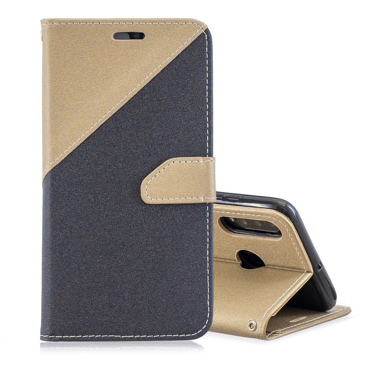 For Huawei P30 Lite Matching Color Frosted Texture Horizontal Flip PU Leather Case with Holder & Card Slots & Lanyard