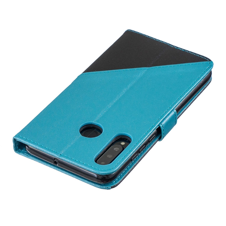 For Huawei P30 Lite Matching Color Frosted Texture Horizontal Flip PU Leather Case with Holder & Card Slots & Lanyard