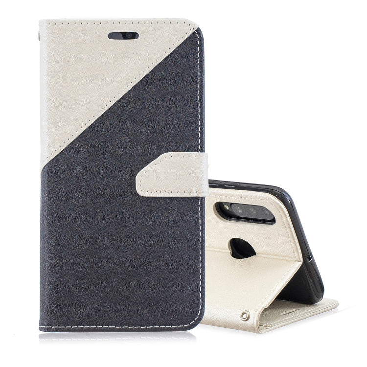 For Huawei P30 Lite Matching Color Frosted Texture Horizontal Flip PU Leather Case with Holder & Card Slots & Lanyard