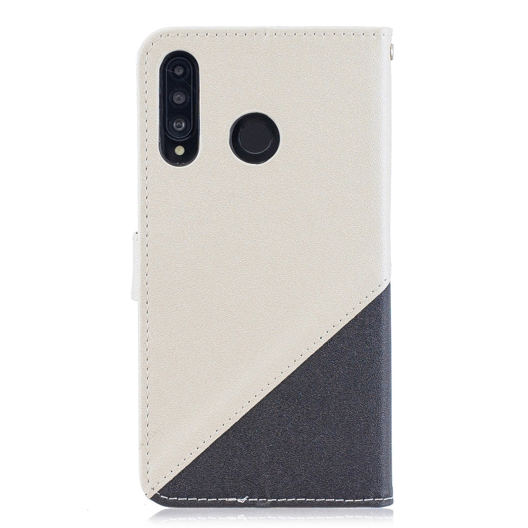 For Huawei P30 Lite Matching Color Frosted Texture Horizontal Flip PU Leather Case with Holder & Card Slots & Lanyard