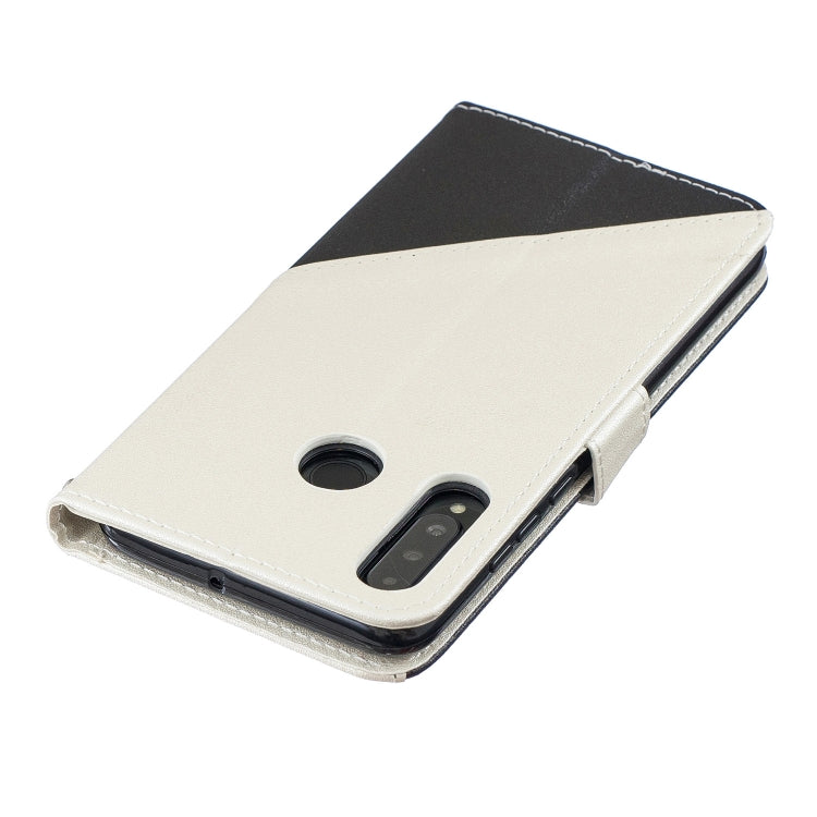 For Huawei P30 Lite Matching Color Frosted Texture Horizontal Flip PU Leather Case with Holder & Card Slots & Lanyard