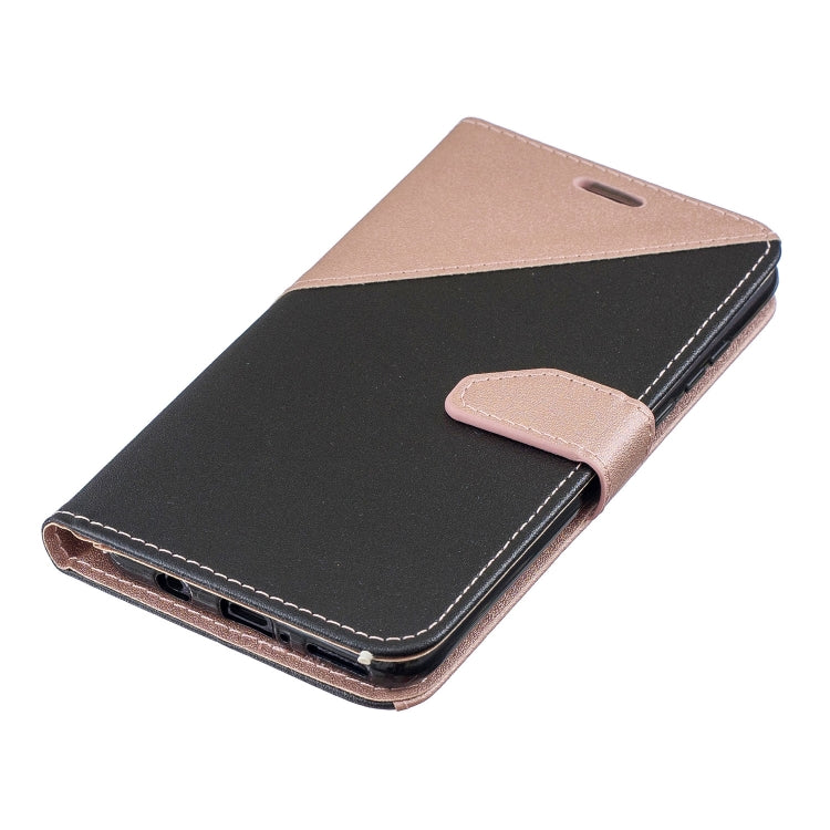 For Huawei P30 Lite Matching Color Frosted Texture Horizontal Flip PU Leather Case with Holder & Card Slots & Lanyard