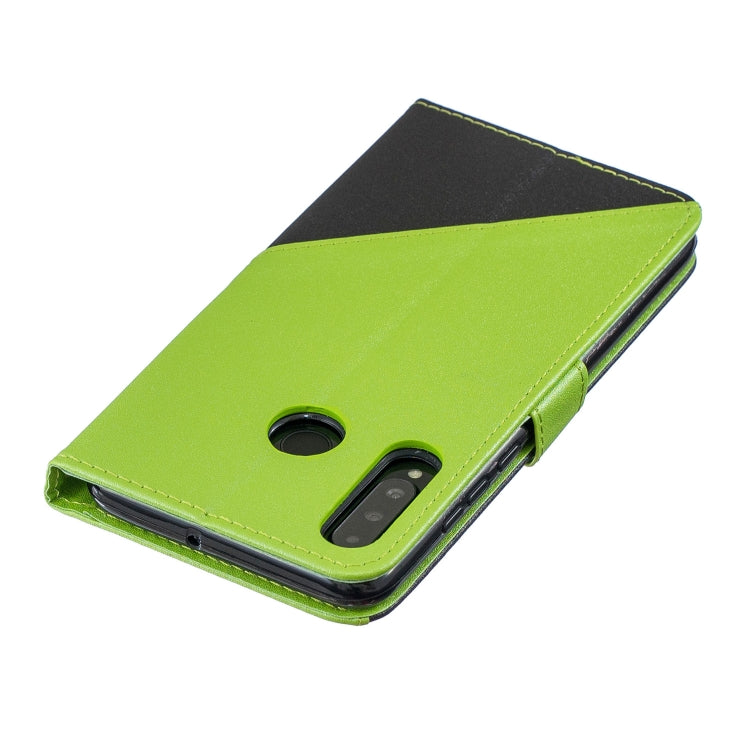 For Huawei P30 Lite Matching Color Frosted Texture Horizontal Flip PU Leather Case with Holder & Card Slots & Lanyard