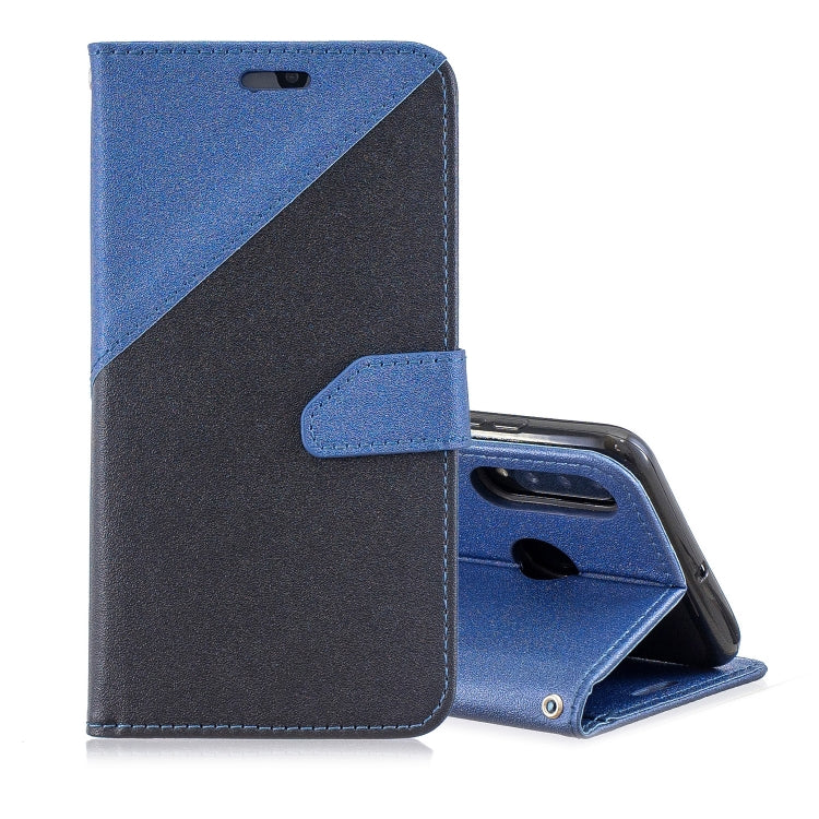 For Huawei P30 Lite Matching Color Frosted Texture Horizontal Flip PU Leather Case with Holder & Card Slots & Lanyard