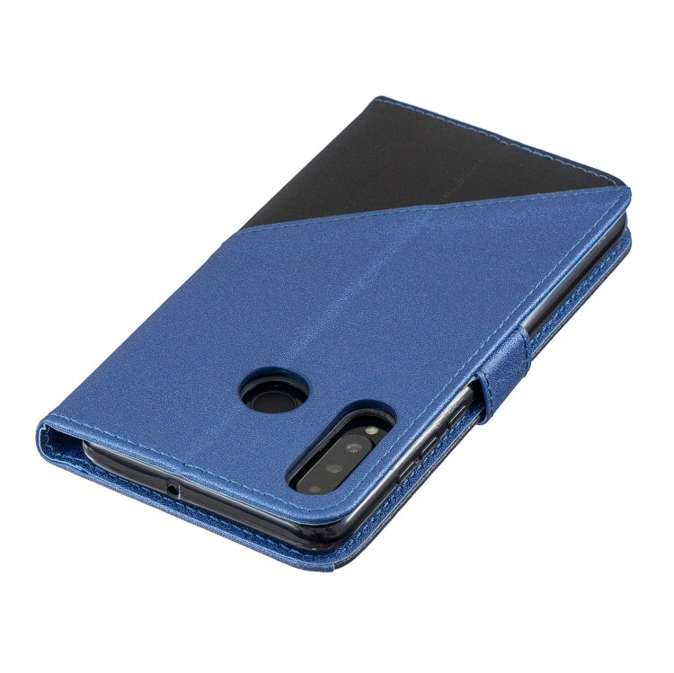 For Huawei P30 Lite Matching Color Frosted Texture Horizontal Flip PU Leather Case with Holder & Card Slots & Lanyard