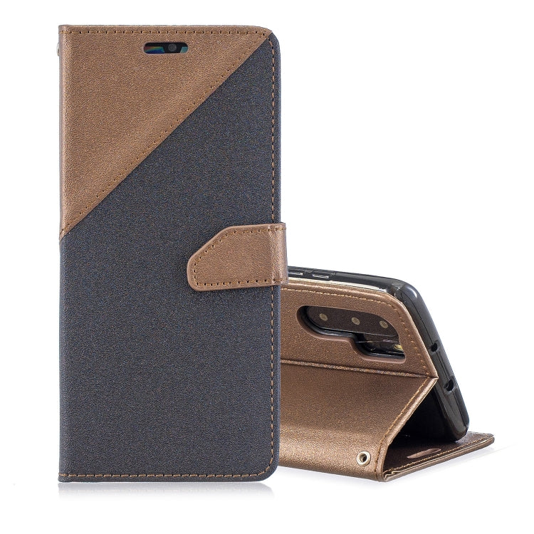 For Huawei P30 Pro Matching Color Frosted Texture Horizontal Flip PU Leather Case with Holder & Card Slots & Lanyard