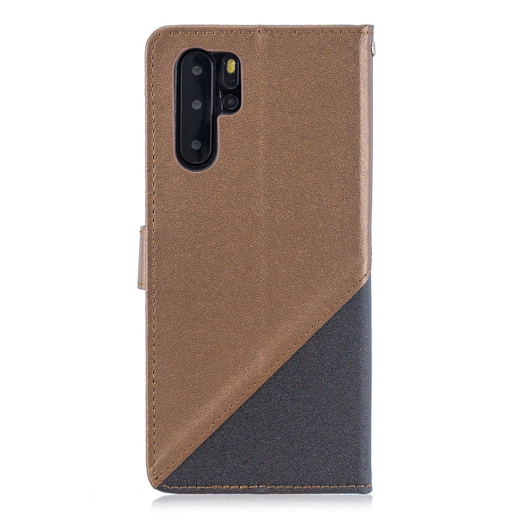 For Huawei P30 Pro Matching Color Frosted Texture Horizontal Flip PU Leather Case with Holder & Card Slots & Lanyard