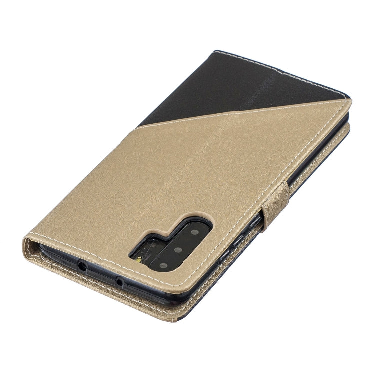 For Huawei P30 Pro Matching Color Frosted Texture Horizontal Flip PU Leather Case with Holder & Card Slots & Lanyard