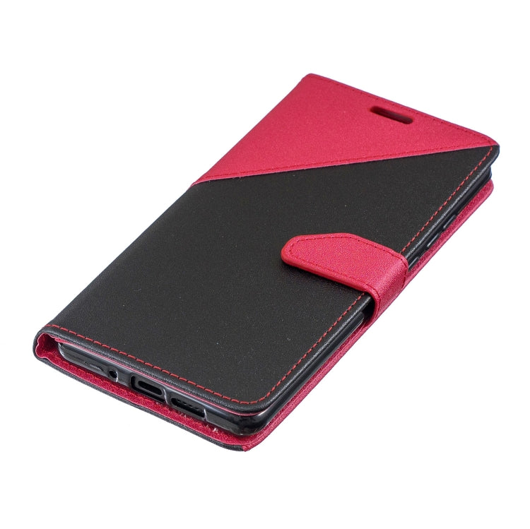 For Huawei P30 Pro Matching Color Frosted Texture Horizontal Flip PU Leather Case with Holder & Card Slots & Lanyard