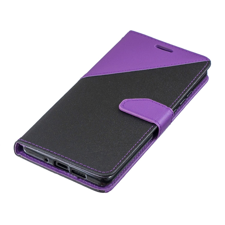 For Huawei P30 Pro Matching Color Frosted Texture Horizontal Flip PU Leather Case with Holder & Card Slots & Lanyard