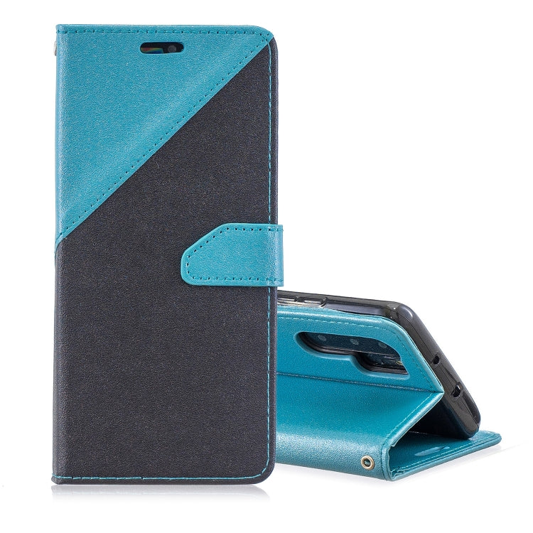 For Huawei P30 Pro Matching Color Frosted Texture Horizontal Flip PU Leather Case with Holder & Card Slots & Lanyard