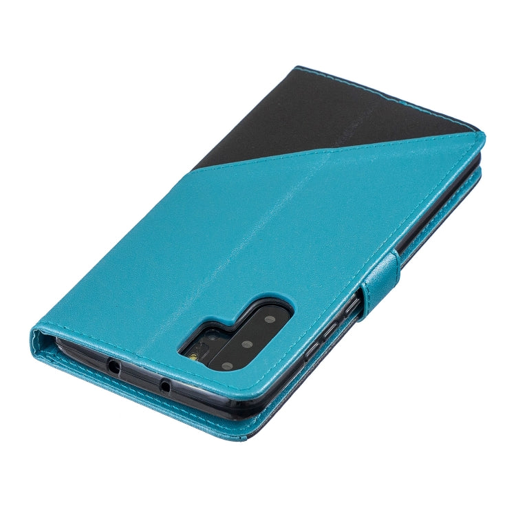 For Huawei P30 Pro Matching Color Frosted Texture Horizontal Flip PU Leather Case with Holder & Card Slots & Lanyard