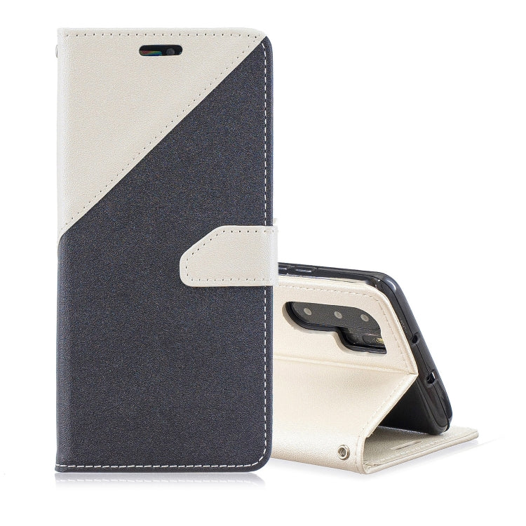 For Huawei P30 Pro Matching Color Frosted Texture Horizontal Flip PU Leather Case with Holder & Card Slots & Lanyard