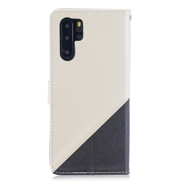 For Huawei P30 Pro Matching Color Frosted Texture Horizontal Flip PU Leather Case with Holder & Card Slots & Lanyard