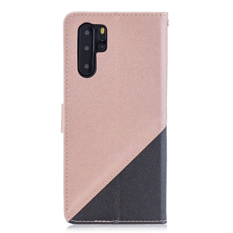 For Huawei P30 Pro Matching Color Frosted Texture Horizontal Flip PU Leather Case with Holder & Card Slots & Lanyard