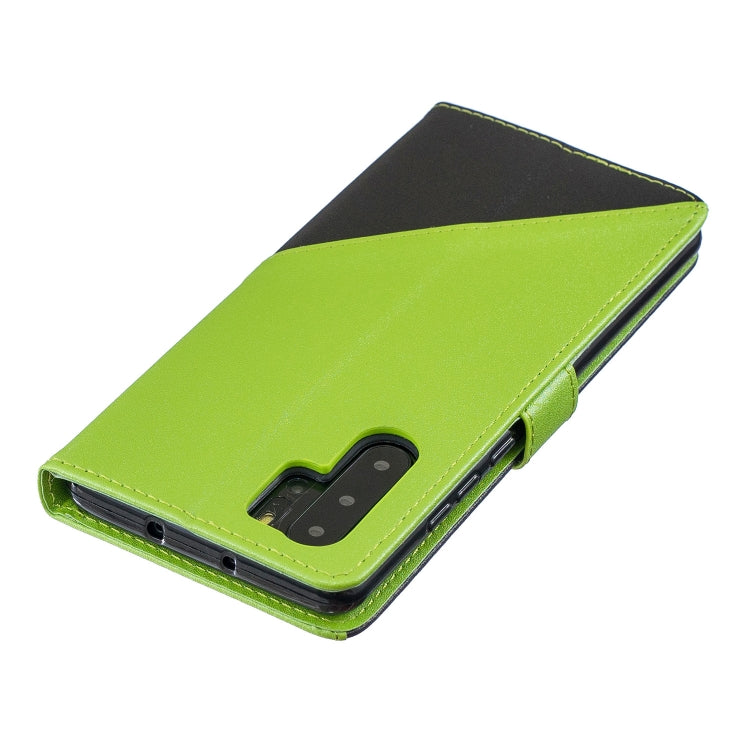 For Huawei P30 Pro Matching Color Frosted Texture Horizontal Flip PU Leather Case with Holder & Card Slots & Lanyard