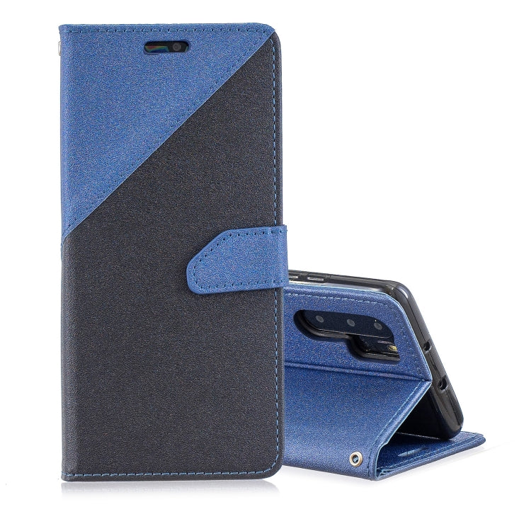For Huawei P30 Pro Matching Color Frosted Texture Horizontal Flip PU Leather Case with Holder & Card Slots & Lanyard