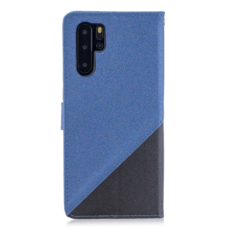 For Huawei P30 Pro Matching Color Frosted Texture Horizontal Flip PU Leather Case with Holder & Card Slots & Lanyard