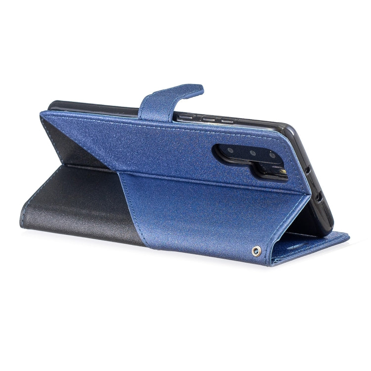 For Huawei P30 Pro Matching Color Frosted Texture Horizontal Flip PU Leather Case with Holder & Card Slots & Lanyard